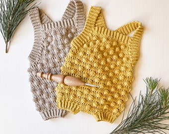 CROCHET PATTERN - Bobble Romper
