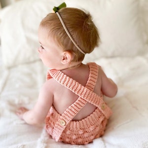 CROCHET PATTERN Bobble Romper image 8