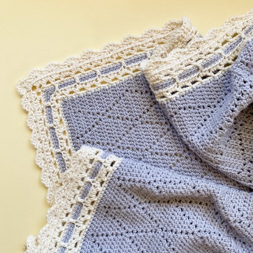 Crochet Pattern Avalon Baby Blanket Baby Afghan Babyghan Etsy