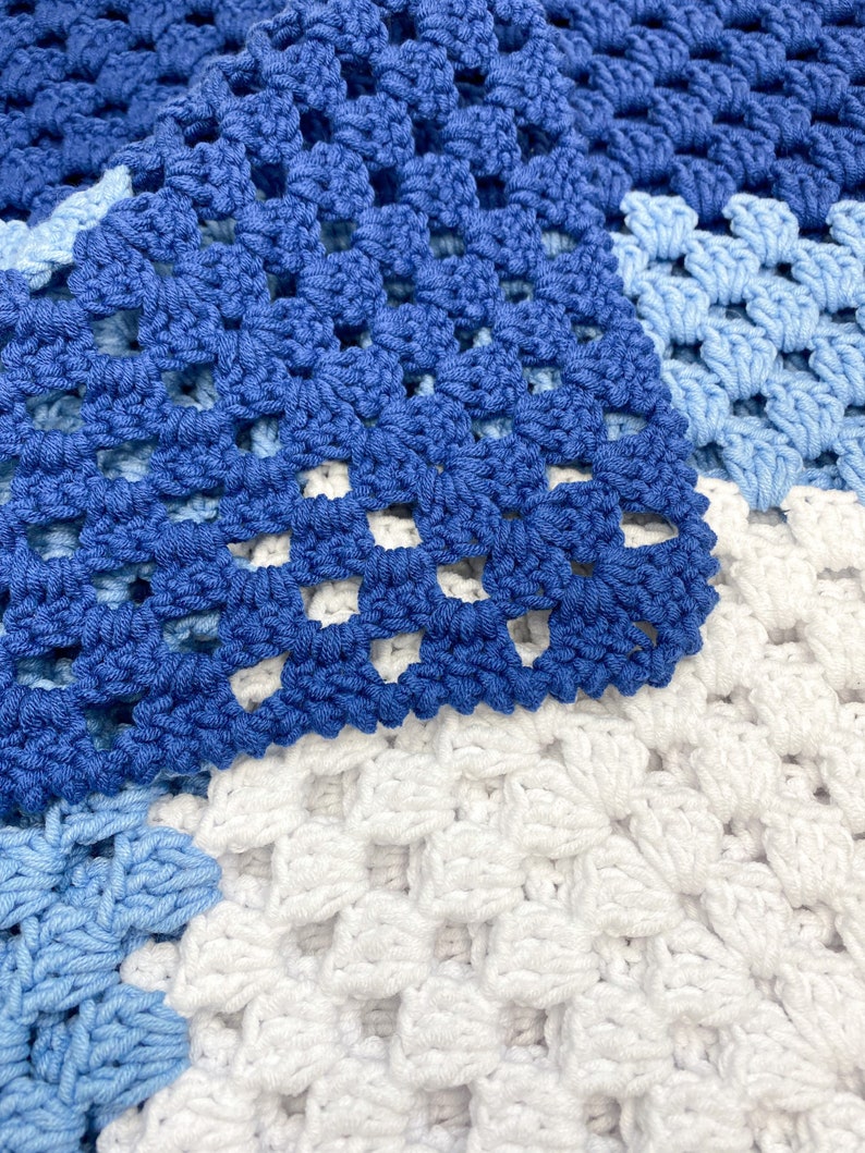 Crochet kit beginner Baby blanket DIY craft kit for adults Etsy