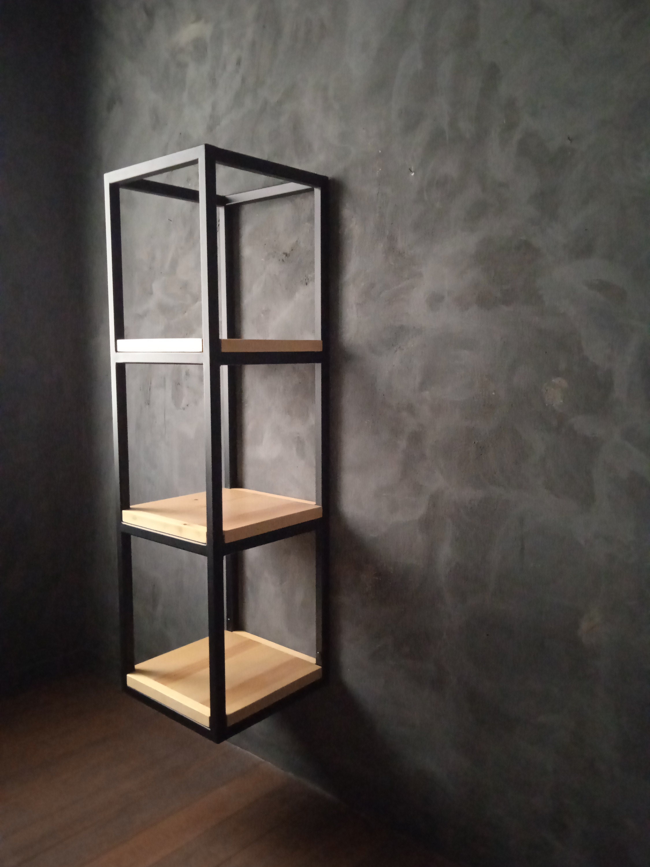 WandregalRegalHolzAufbewahrungIndustrial Holz | Etsy