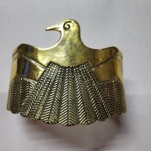 Amerikansk shamansk örn Indiansk totemdjur Örn Manschettarmband Mässingsörnarmband Manschettarmband