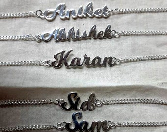 Abhishek cheap name bracelet