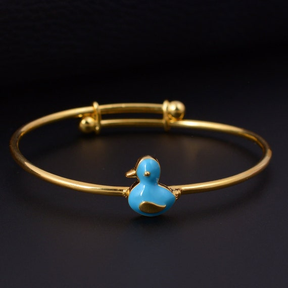 Buy Cute Baby Duck Gold Bracelet Online India