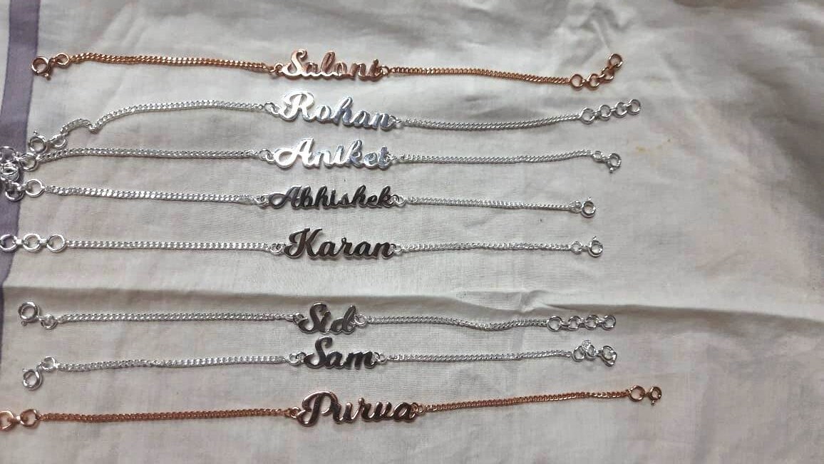 Ankit 2024 name bracelet