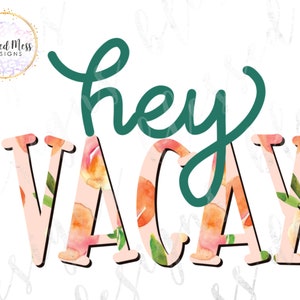 Hey vacay melocotón sublimación digital descargar cerdo