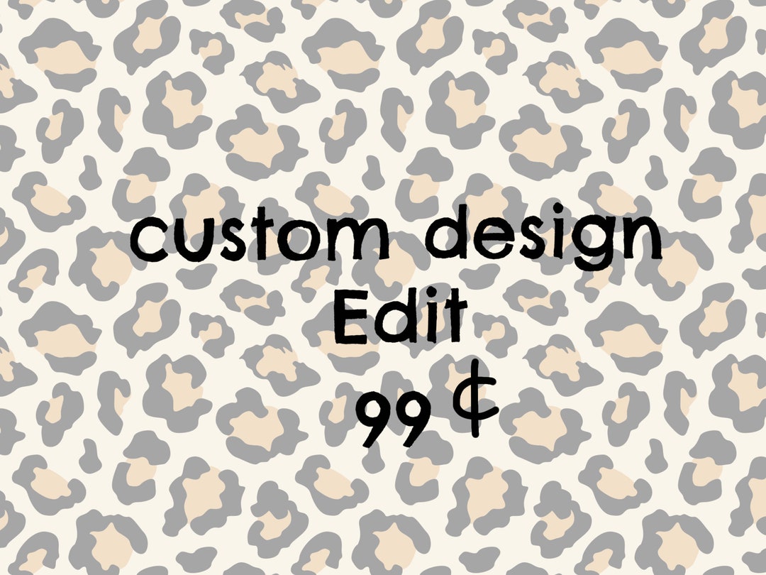 Custom Design Edit - Etsy