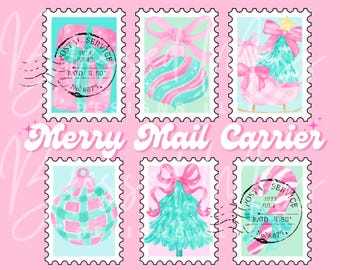 Merry Mail Carrier digital download png