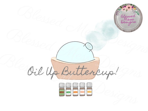 Oil Up Buttercup Watercolor Sublimation digital download png