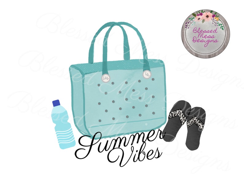 Download Beach Bag Summer Vibes Sublimation digital download png | Etsy