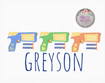 Toy Gun Trio Sublimation digital download png