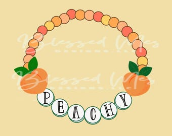 Peachy Bracelet digital download png