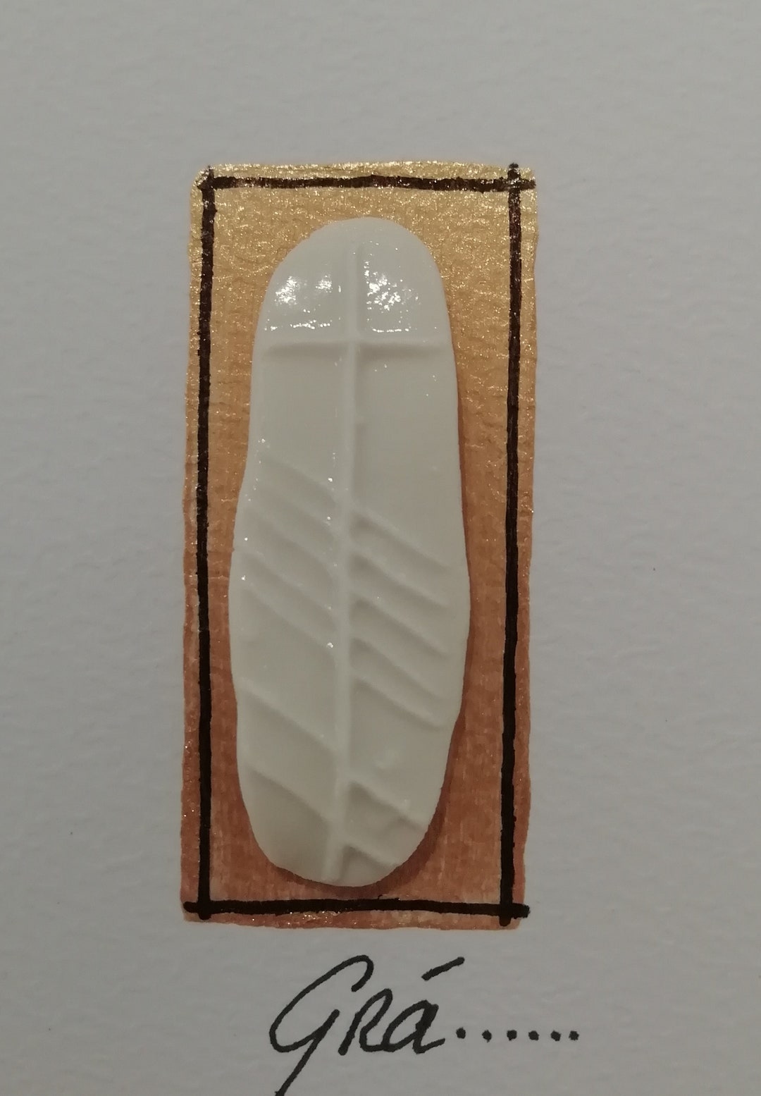 Grá gaelic for love Handmade Card With Etsy