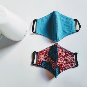 Reversible Face Mask, Reusable Face Mask, Cotton Face Mask, Double Sided Face Mask, Washable Fabric, Adult Face Mask