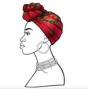 African Head Scarf, Ankara Head Wrap, Ankara Head Scarf, Wax Print Fabric Head Wrap, Head Turban
