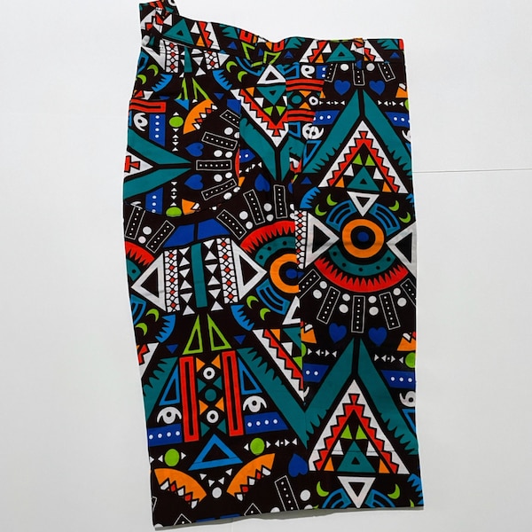 Wax Print Fabric Mens Shorts, Ankara Print Summer Shorts, Mens shorts, Mens Clothing
