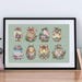 Wildflower Easter, Cross Stitch Pattern, Easter Cross Stitch, Easter ...