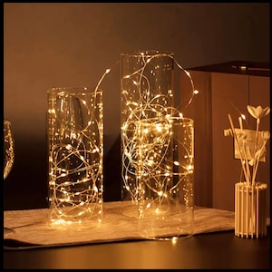 Cylindres en verre transparent pour bougeoirs en métal ou acrylique, pièce maîtresse de mariage, lot de 5 OU 10 pièces image 3