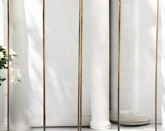 Soporte de arco para boda: soporte de marco de metal dorado, negro o plateado, telón de fondo para baby shower