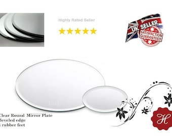 12,20,25,30,35,40 cm Round Mirror Plate table centrepiece wedding decoration From 5 percent  UP to 10 percent  OFF ON Multi  Buy