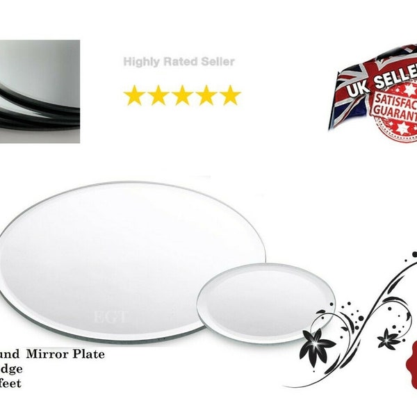 12,20,25,30,35,40 cm Round Mirror Plate table centrepiece wedding decoration From 5 percent  UP to 10 percent  OFF ON Multi  Buy