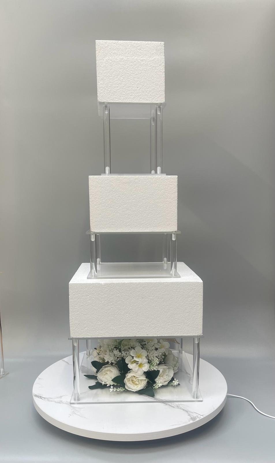 Separatore per torta a forma di cherubino - Elegante supporto per torte nuziali a più piani - Italia