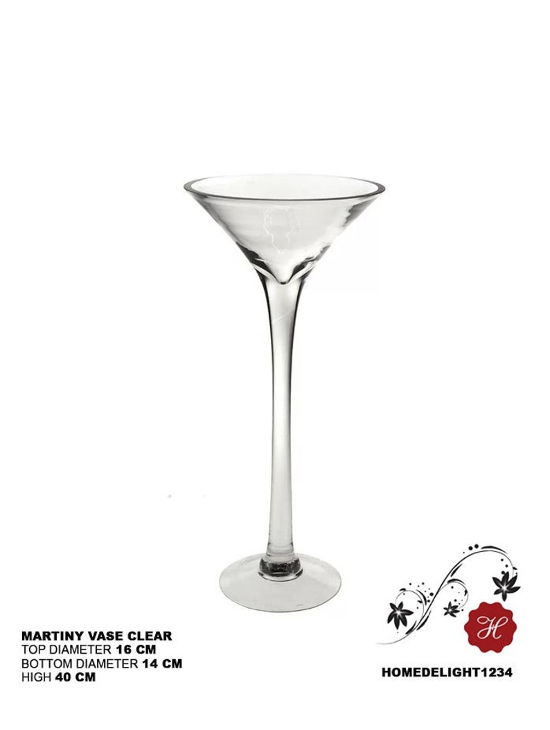 Large Martini Glass Vase Table Centrepiece Wedding Decorations Etsy