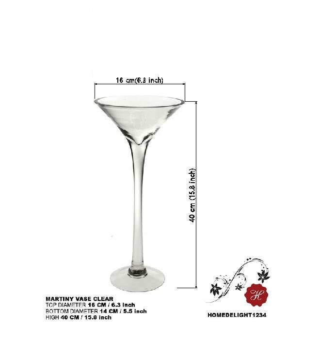 Large Martini Glass Vase Table Centrepiece Wedding Decorations Etsy