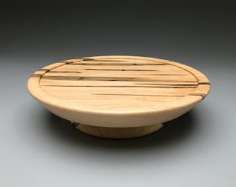 9&quot; Diameter Ambrosia Maple Lazy Susan