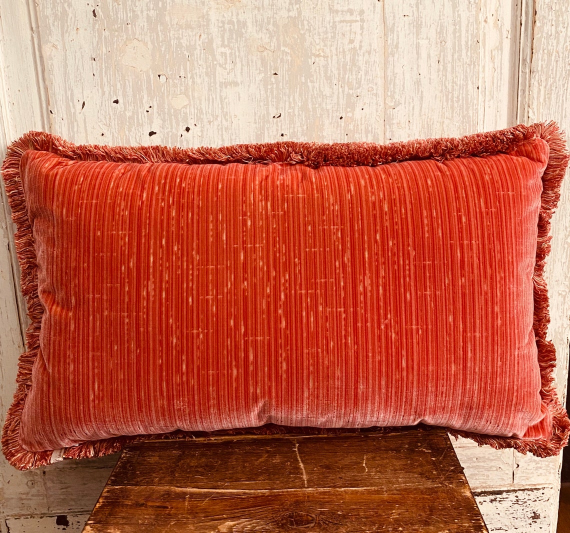 Luxury Red Velvet Silk Pillow Cover Elegant Pillows for Couch Etsy