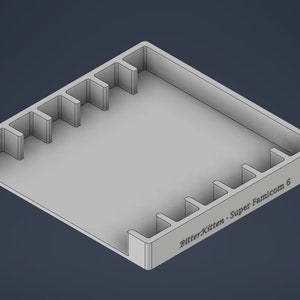 Super Famicom 6-Cartridge Storage Tray