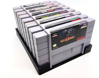 SNES 8-Cartridge Storage Tray