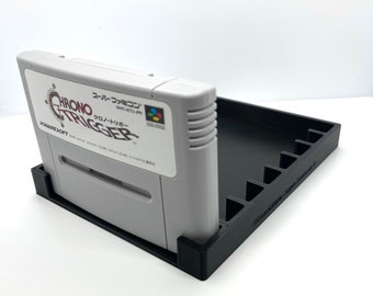Bandeja de almacenamiento de 8 cartuchos Super Famicom