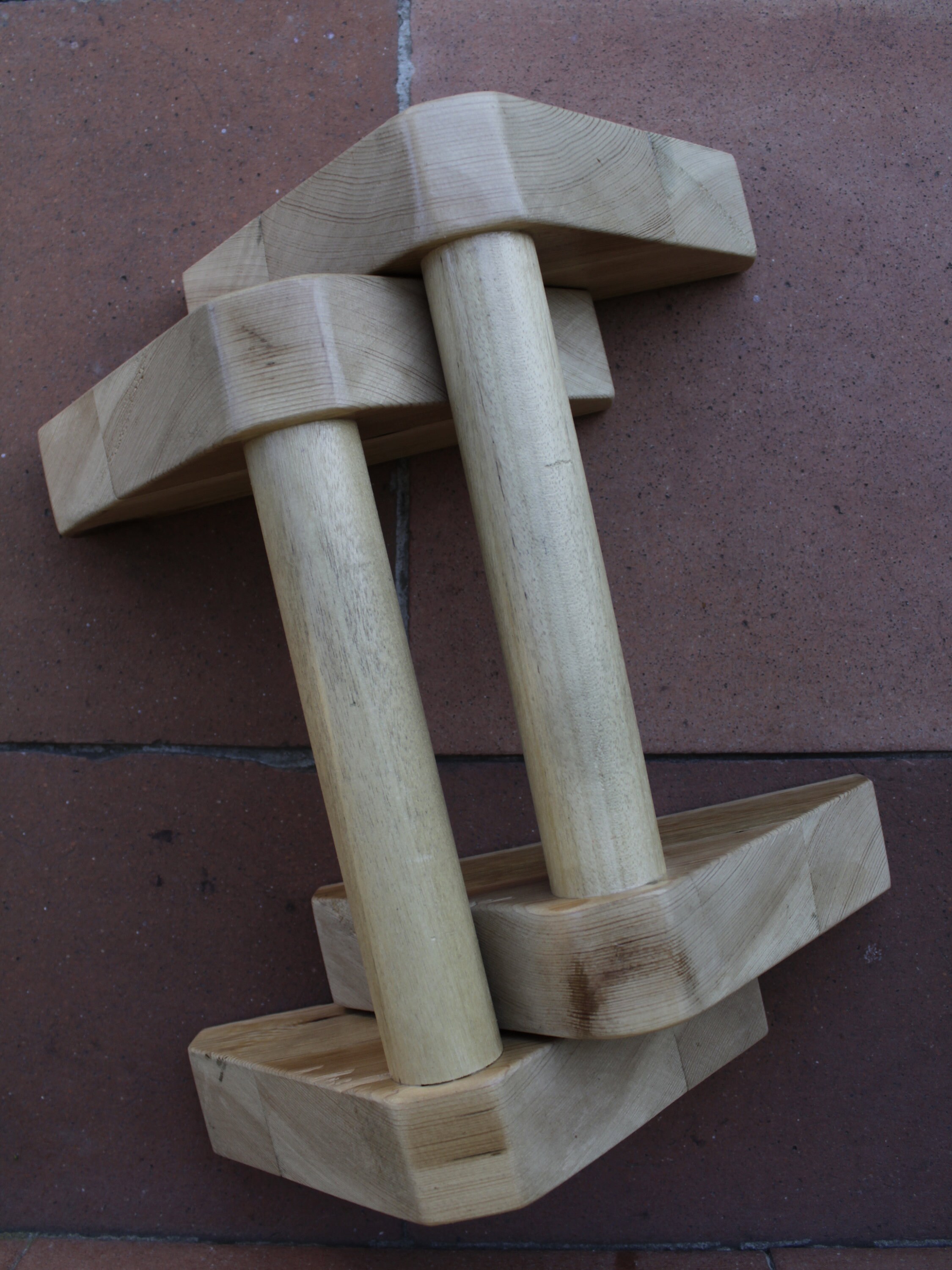 Wooden fitness bars wooden parallettes bar ECO Etsy