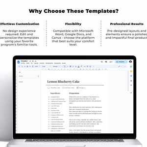 Why Choose These Templates? 
Effortless Customization, Flexibility and Professional Results