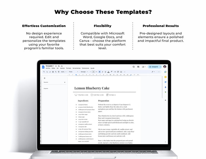 Why Choose These Templates? 
Effortless Customization, Flexibility and Professional Results