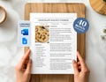 Editable Recipe Template: Printable Recipe Book Page, MS Word & Google Docs (Digital Download) product logo
