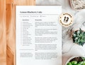 Editable Minimalist Recipe Template: Printable Recipe Book Page, MS Word & Google Docs (Digital Download) product logo