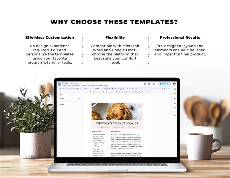 Why Choose These Templates?  Effortless Customization, Flexibility and Professional Results