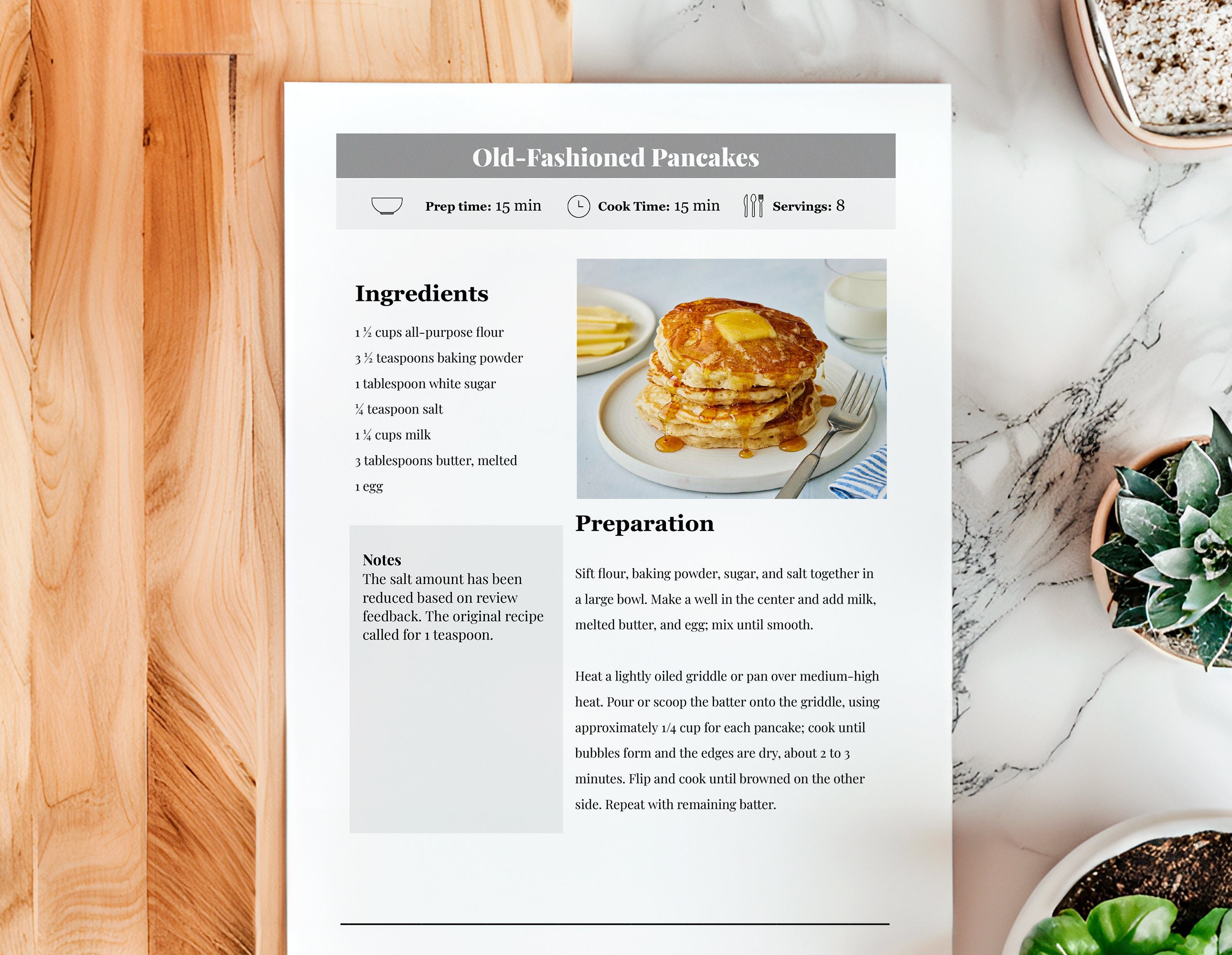 Editable Recipe With MS Word, Google Docs, and Canva Recipe Template, Printable Recipe, Editable ...