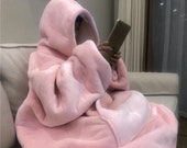 Hoodie Blankets Winter Warm Fluffy Premium Luxury Wearable Soft Sherpa Plush UK