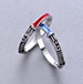 Star Wars Lightsaber Rings (2 rings included ) Silver Finish Jedi Jewelry | Ring Millennium Falcon Darth Vader R2D2 