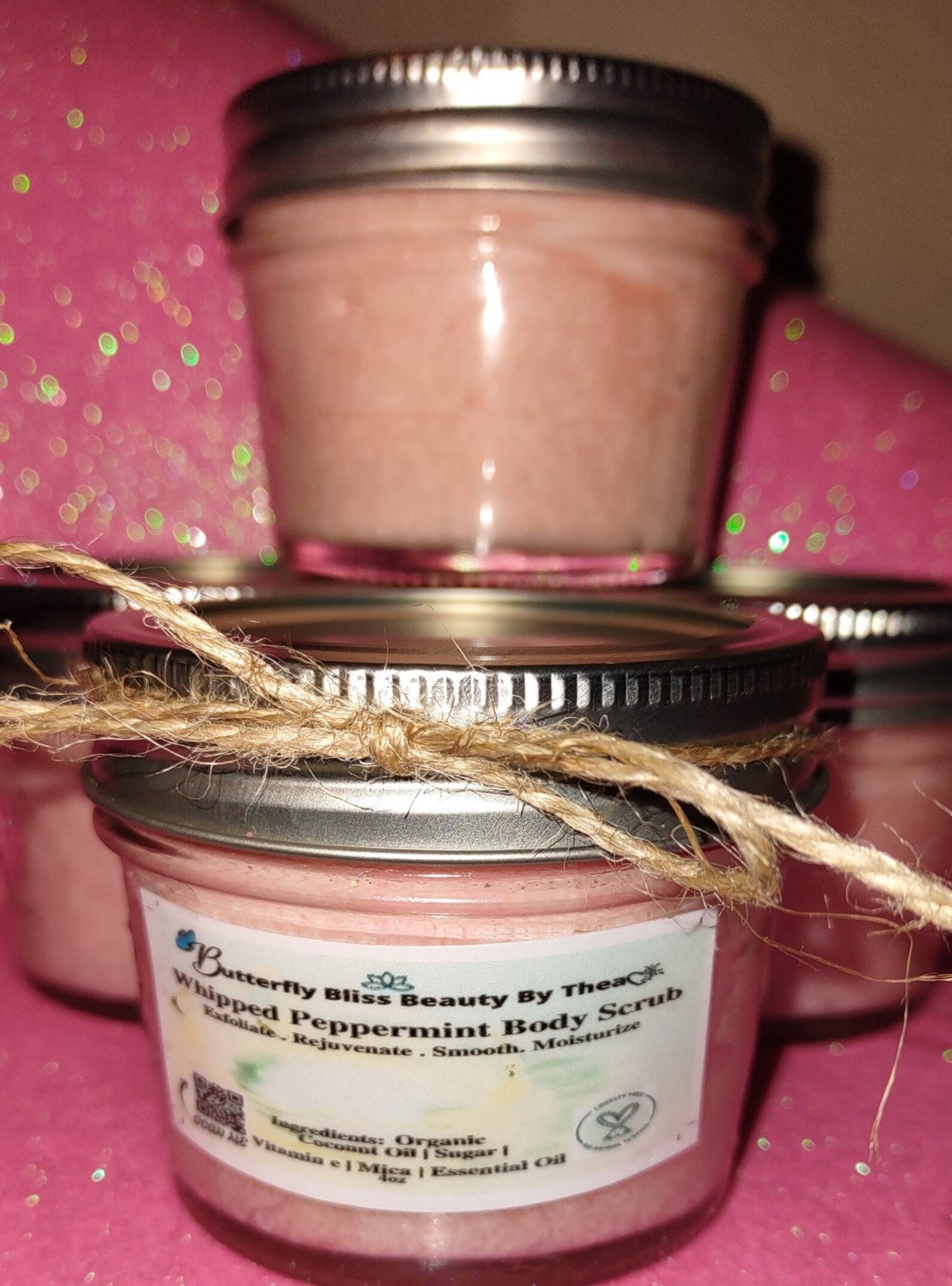 Whipped Peppermint Body Scrub Etsy