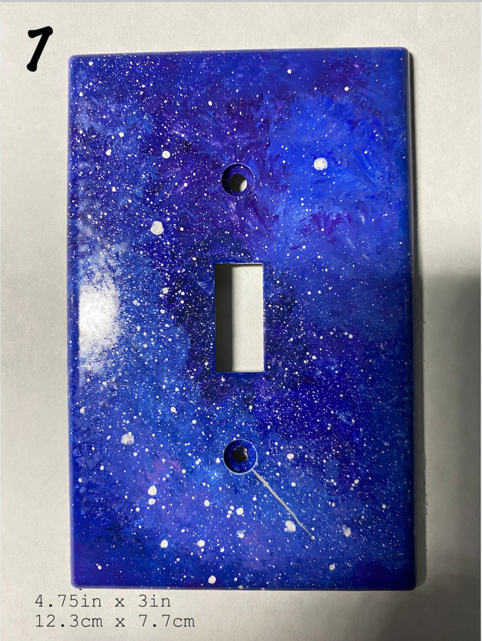 Handpainted plastic light switch covers different designs. Etsy