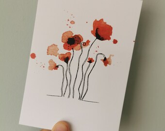 Card poppies