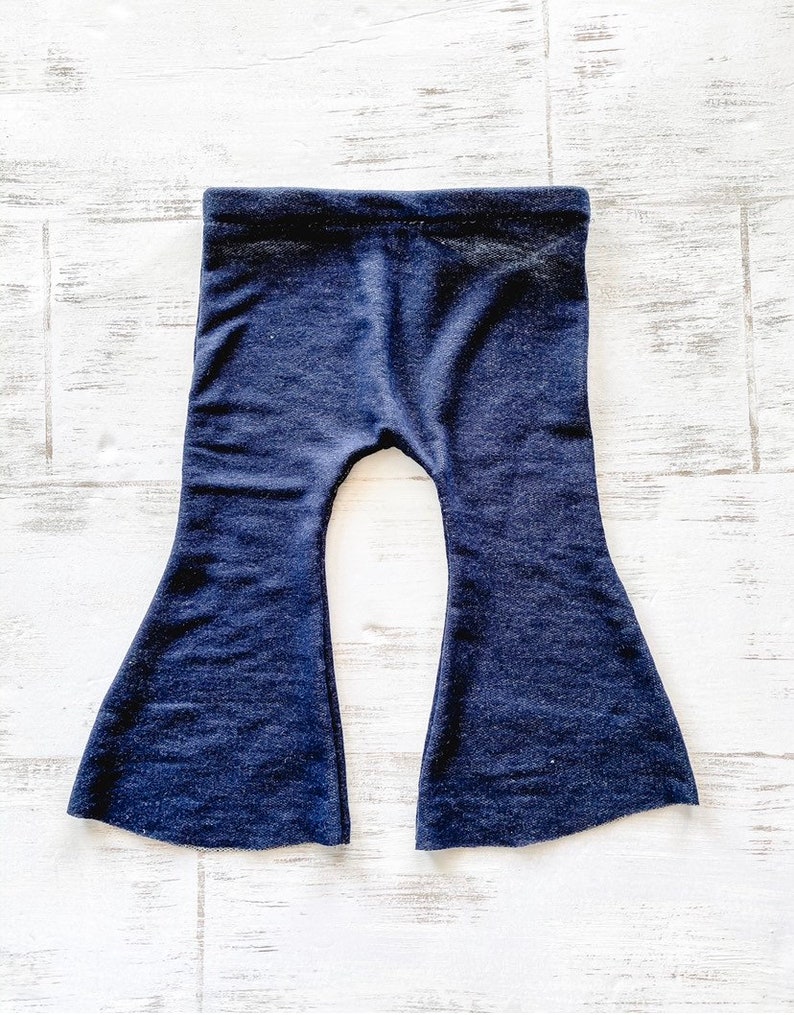 toddler bell bottoms baby bells handmade in extra soft knit available in full or semi full bells baby girl clothes BABY BELL BOTTOMS