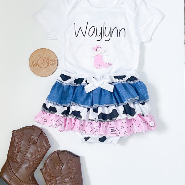 Pink Puppy Ruffle Bloomer Set (ETA: 5/28/26) main image 1