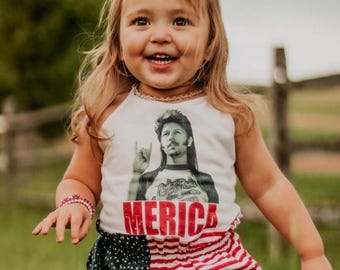 TODDLER GIRL CLOTHES, 4th of July theme top with adorable coordinated print bloomers, toddler outfits, baby gift, ruffle waist bloomers