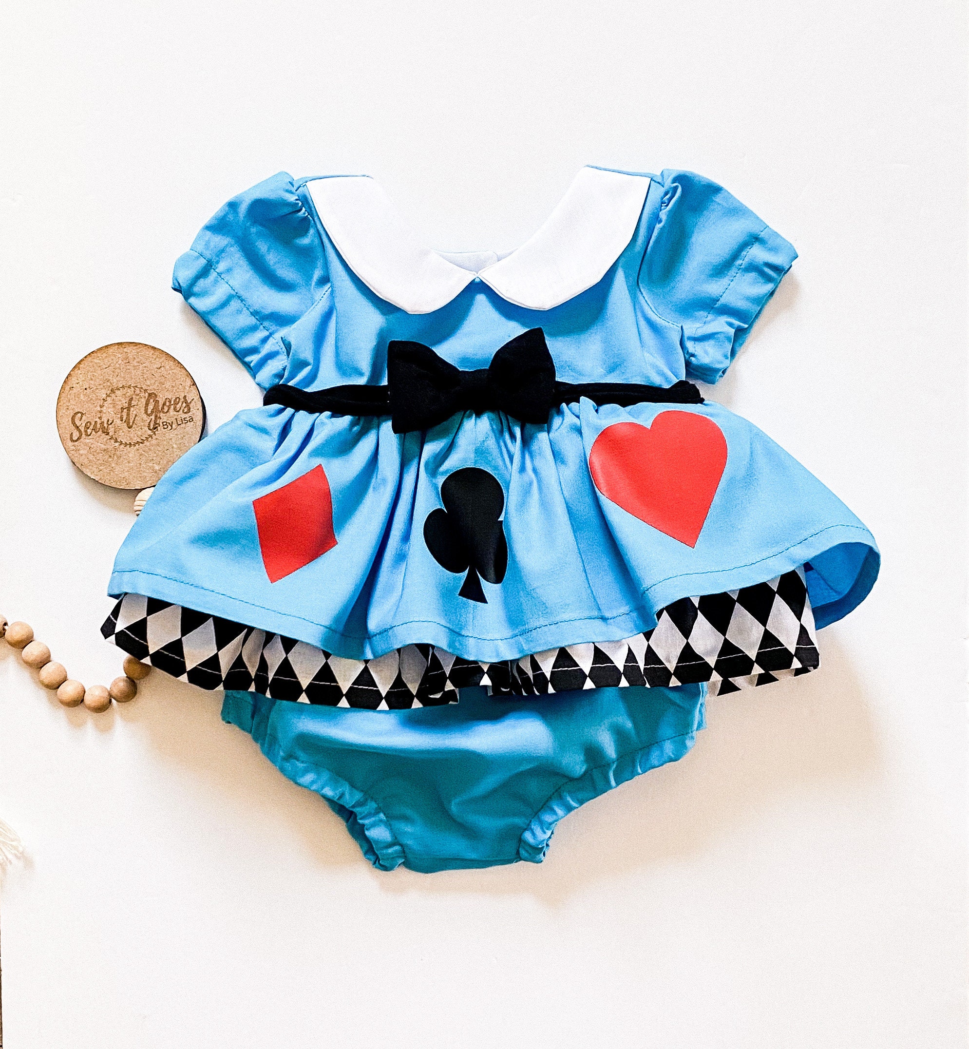 alice in wonderland first birthday dress Alice in Wonderland Dress Up with Headband