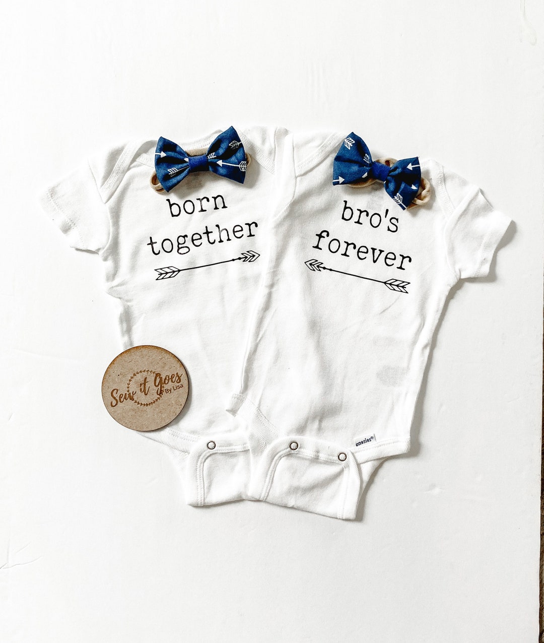 TWIN BOY OUTFIT, Newborn Twin Outfit, Baby Boy Twins Coming Home